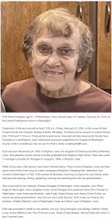 Ruth Marie Arbogast Obituary and Condolences in Brighton, Iowa