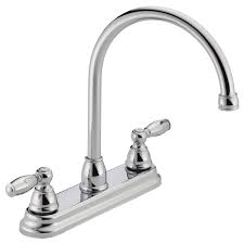 Delta kitchen faucets with sprayer repair. P299565lf Two Handle Kitchen Faucet