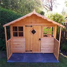 Designed with safety in mind, all of our playhouses have been. 6 X 5 Wooden Playhouse Single Door 2 Windows 12mm Wall Thickness Homeberry