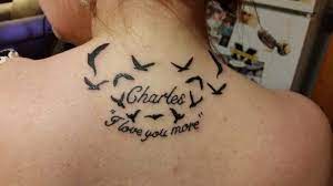 My Tattoo In Memory Of My Husband Husband Tattoo Memory Tattoo Wife Tattoo