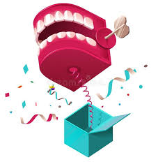 False Jaw Surprise For April 1 Fools Day Raffle Prank Jumps Out Of Box On Sprin Affiliate Day Fools Prank In 2020 Raffle Birthday Cards Cartoon Illustration