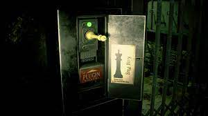 It's locked of course, and this area is actually a puzzle (i've got your back!). How To Solve The Resident Evil 2 Remake Chess Plug Puzzle Where To Put The Chess Pieces To Open The Monitor Room Door Gamesradar