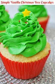 A small cake will probably fit fine. Simple Vanilla Christmas Tree Cupcakes Pams Daily Dish