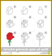 How do you draw a small rose? Drawing Rose Drawing Easy For Kids Step By Step