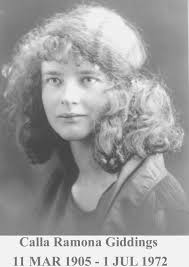 Calla Ramona Giddings Stallard (1905-1972)