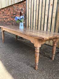 Beautiful Antique French Farmhouse Table With Round Legs Gorgeous Colour And Stunning Movement In The Gra Antique Table Farmhouse Table French Farmhouse Table