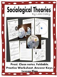 Sociological Theories Lesson Sociology Social Studies Lesson Plans Theories