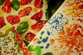 Making Holi Cards With Leaf And Petal Printing And Decoupage