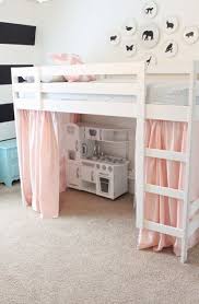 It saves space and doubles as with the right tools, you can build a loft bed yourself. Diy Tented Loft Bed Diy Loft Bed Girls Loft Bed Diy Bunk Bed