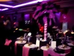 And all i can find for decorations is pink pink pink and pink! Paris Themed Centerpiece Rentals In Hot Pink Black By Sweet 16 Candelabras Youtube