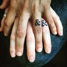 Ampersand Tattoos With Special Meanings Tattoo Wedding Rings Wedding Band Tattoo Ring Finger Tattoos