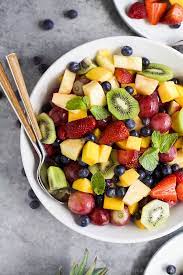 The Best Summer Fruit Salad Filled With Loads Of Fresh Fruit And Dressing Free It S The Perfect Summer Salads With Fruit Healthy Fruits Side Dish Recipes Easy
