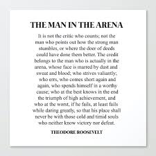 It is not enough to . David Perell On Twitter Lebron James Writes Man In The Arena On His Shoes Before Every Game The Saying Comes Form Theodore Roosevelt Here S The Original Quote And What Lebron James Said