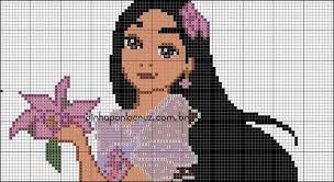 Pin de Coralia Figueira em ponto cruz