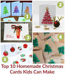 You can make it very easily. Top 10 Homemade Christmas Cards Kids Can Make My Joy Filled Life