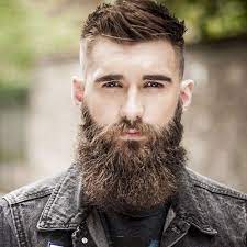 full beard fade short textured top haarschnitt manner coole barte barte