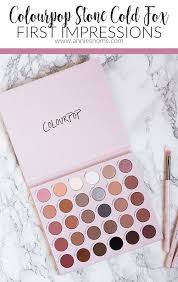 Colourpop Stone Cold Fox Palette Swatches And First Impressions Stone Cold Fox Colourpop Mom Beauty