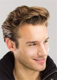 Ericdress Wavy Brush Up Hairstyle Human Hair Full Lace Men S Wig Mens Hairstyles Thick Hair Thick Hair Styles Mens Wigs