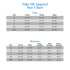 Nike Size Chart Clothing Www Bedowntowndaytona Com