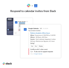 Esta herramienta fue creada el 12. Google Calendar App Slack