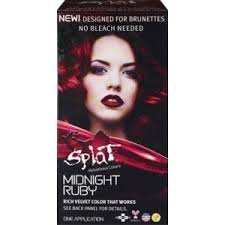 Splat Midnight Hair Color Ruby Semi Permanent Hair Dye Permanent Hair Dye Midnight Hair