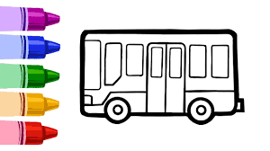 If he can easily cope, offer him something more complicated. Bus Easy Drawing And Colouring For Kids Art Kid Youtube