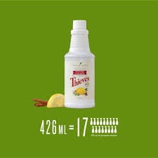 Laundry — 1 capful thieves cleaner in 1 cup water, add to water for the wash cycle or add 1 capful of thieves cleaner to the soap bin at beginning of the wash. How To Make 25 Diy Cleaners With One Bottle Of Thieves Household Cleaner Young Living Canada Blog
