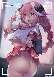 That skirt is way too short for 'em : r/hentai