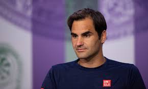 June 24, 2019 at 10:26 pm. Roger Federer Wimbledon 2019 Pre Tournament Conference Tennis Shot