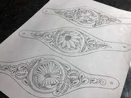 Hot promotions in leather floral pattern flower on aliexpress think how jealous you're friends will be when you tell them you got your leather floral pattern flower on aliexpress. Floral Leather Tooling Patterns Leather Bracelet Patterns Etsy