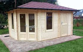 Zufällig niedrigster preis höchster preis. 5 Eck Gartenhaus Mit Anbau 28 Mm Nwh Haag 28036s Gartenzauber Gmbh