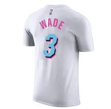 The nba's partnership with nike this year came with a line of city jerseys and it was the perfect opportunity to cash in on the idea. Dwyane Wade Miami Heat Vice Uniform City Edition Youth Name Shirt