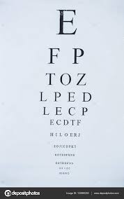 Eye Chart With Alphabet Stock Photo Wavebreakmedia
