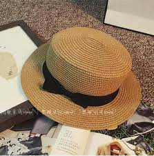 Fashion Straw Hat Sun Hat Cute Women Beach Big Brim Hat In 2021 Casual Hat Brim Hat Summer Hats For Women