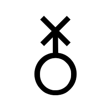 Nonbinary Gender Symbol Vinyl Decal Sticker Genderqueer Sign Etsy
