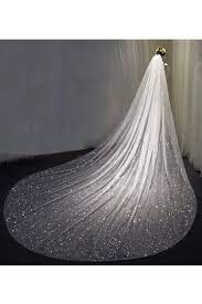 Sparkly Long Bridal Wedding Veils Wedding Dress With Veil Bride Veil Wedding Bridal Veils