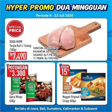 Hypermart kembali manjakan masyarakat jambi dengan menyediakan ayam potong murah hanya rp24.900. Promo Hypermart Periode 9 22 Juli 2020 Cermati Diskonnya