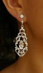 Chandelier Bridal Earrings Vintage Wedding Earrings Sterling Etsy Bridal Earrings Bridal Wedding Earrings Bridal Earrings Vintage