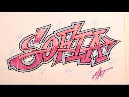 Graffiti Writing Sofia Name Design 6 In 50 Names Promotion Youtube Graffiti Writing Graffiti Names Graffiti Lettering