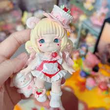 Mimia Cute Girl Figure Very Kawaii Little Cutie Doll Lolita Skirt Long Hair  Designer Toys Gift Box Art Toy Collection Decoration - AliExpress 26