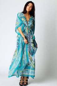 Kara V Neck Paisley Print Maxi Kaftan Dress Maxi Dress Kaftan Dress Summer Dresses