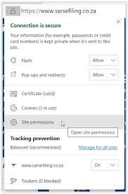 The table below explains the different icons on the screens as you move around the application. Browser Compatibility Guidelines South African Revenue Service