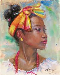 Kejeem with Yellow Head-tie by Jonathan Guy Gladding JAG