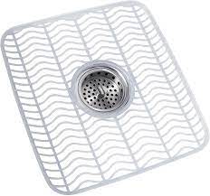 The universal 12 x 24 stainless steel wall shelf increases storage in commercial kitchens.this rust proof stainless steel wall shelf includes 2 support brackets which help support a 200 lbs. Amazon Com Rubbermaid Sink Mat Medium Clear Dish Racks Home Kitchen