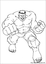 Hulk is very funny and it can make children who watch the film laugh because sometimes he did something stupid. Hulk Coloring Picture