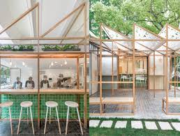 Stylish Shanghai Eatery Promotes The Goodness Of Their Food With A Greenhouse Like Design Restaurant Architecture Restaurant Design Restaurant Interior Design