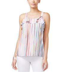 Thalia Sodi Womens Striped Knit Blouse