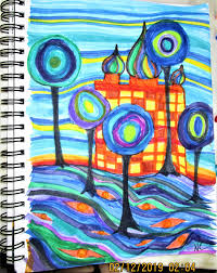 Friedensreich Hundertwasser Marker Art Marker Art Markers Art Project Hundertwasser Art