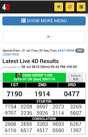 4d Result My Sg For Android Apk Download