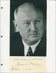 James A. Farley Autographs, Memorabilia & Collectibles